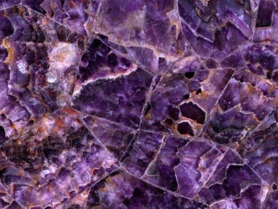 Amethyst surface, close up — semi-precious stone