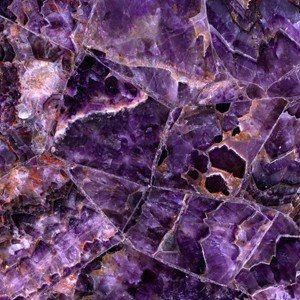 Amethyst tile — semi-precious stone
