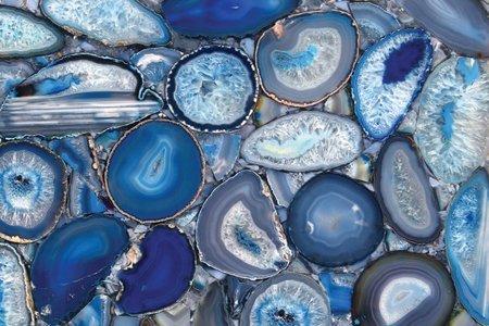 Blue Agate — semi precious slab