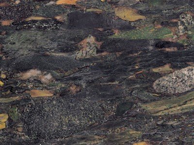 Breccia Fawakhir surface, close up — Egyptian granite