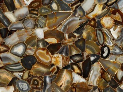 Brown Agate surface, close up — semi-precious stone