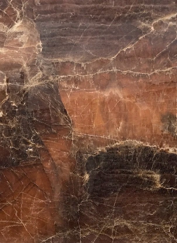 Brown Onyx — semi precious slab