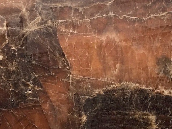 Brown Onyx surface, close up — semi-precious stone