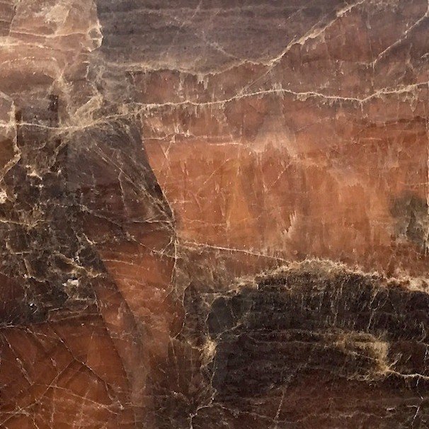 Brown Onyx tile — semi-precious stone