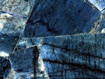 Dumortierite surface, close up — semi-precious stone