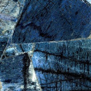 Dumortierite tile — semi-precious stone