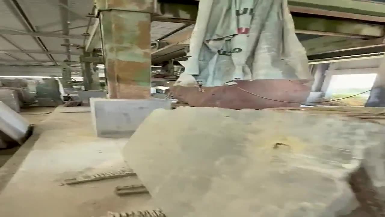 Production line at the Wesha Stones factory in Alexandria