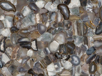 Grey Agate surface, close up — semi-precious stone