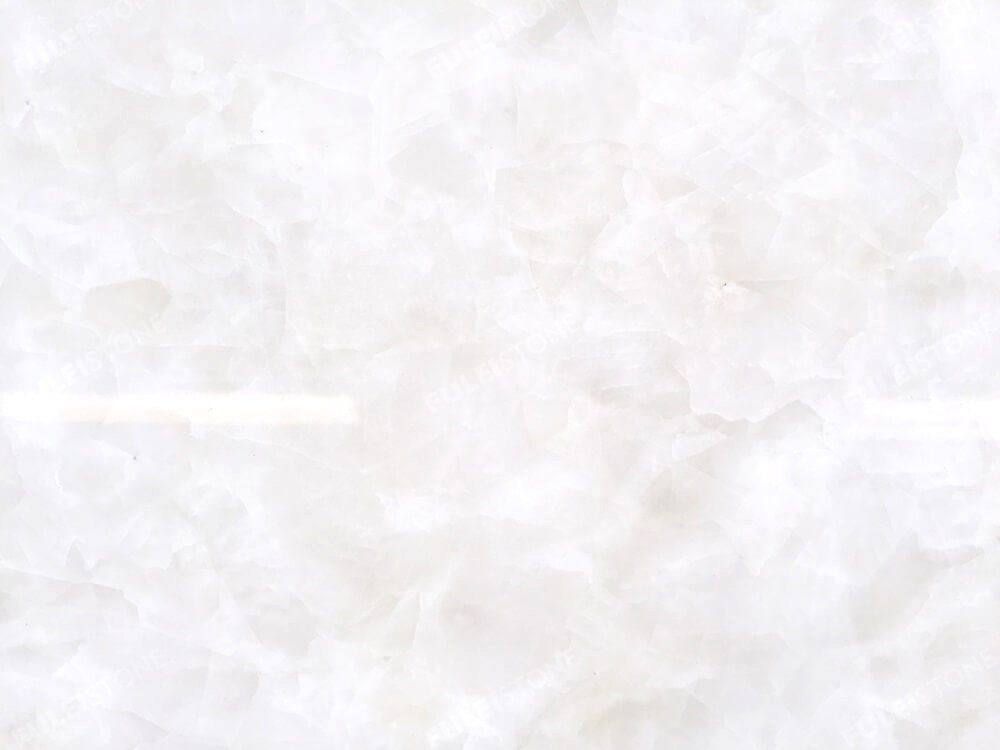 Ice White Onyx — lastra di semipreziose egiziano