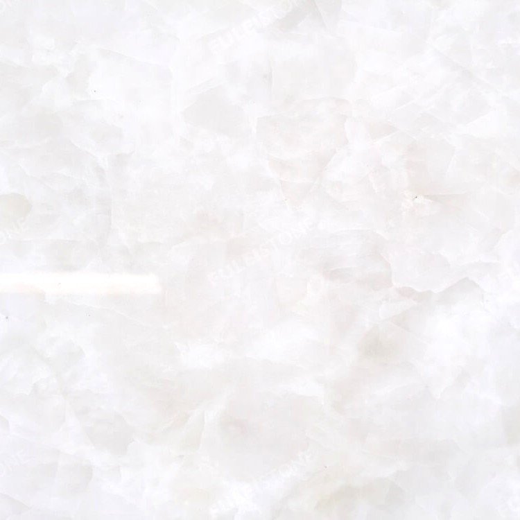 Ice White Onyx tile — semi-precious stone