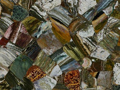 Ocean Jasper surface, close up — semi-precious stone