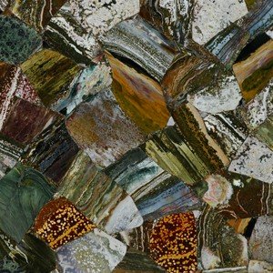 Ocean Jasper tile — semi-precious stone