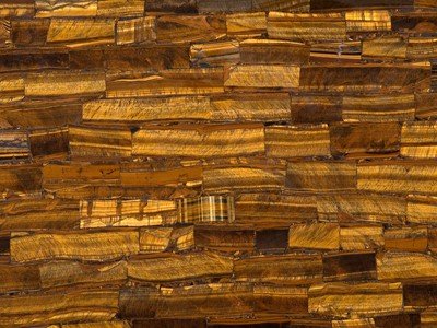 Tiger Eye surface, close up — semi-precious stone