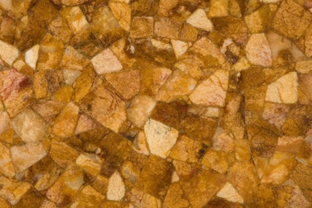 Yellow Quartz — semi precious slab