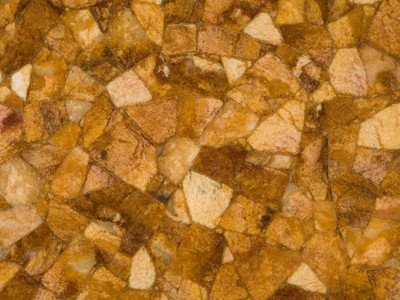 Yellow Quartz surface, close up — semi-precious stone